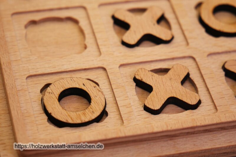 kleines XXO-Spiel zum Mitnehmen, für unterwegs, personalisierbar