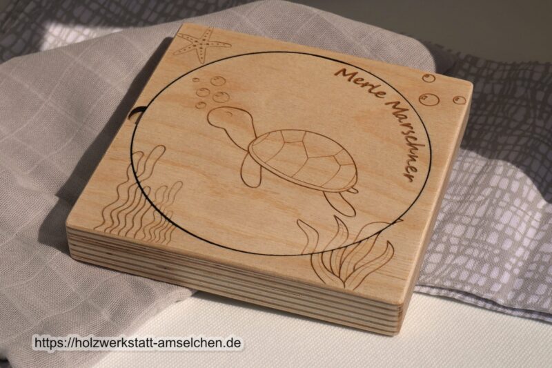 Stapelpuzzle Meerestiere, personalisiert