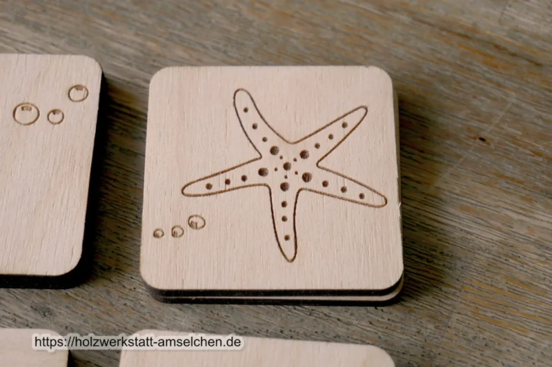 Denkspiel Unterwasserwelt, personalisierbar mit Aufbewahrungskästchen