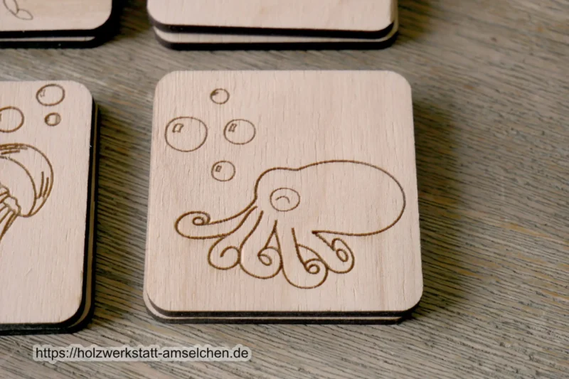 Denkspiel Unterwasserwelt, personalisierbar mit Aufbewahrungskästchen