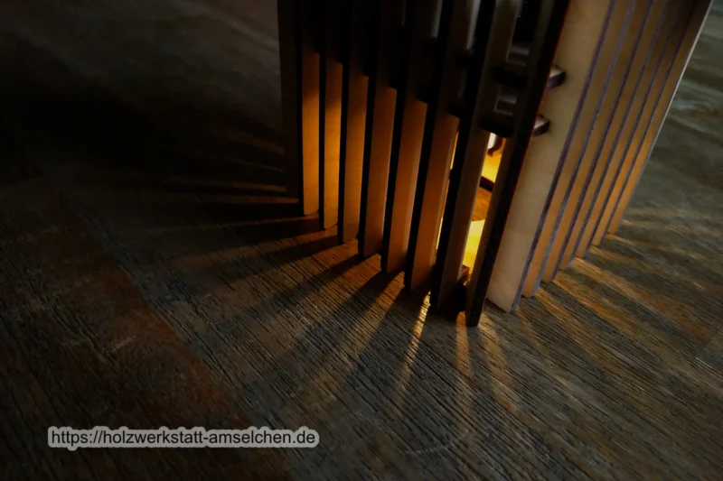 Solarlicht Solarleuchte Tischdeko Eckig in 3 Größen