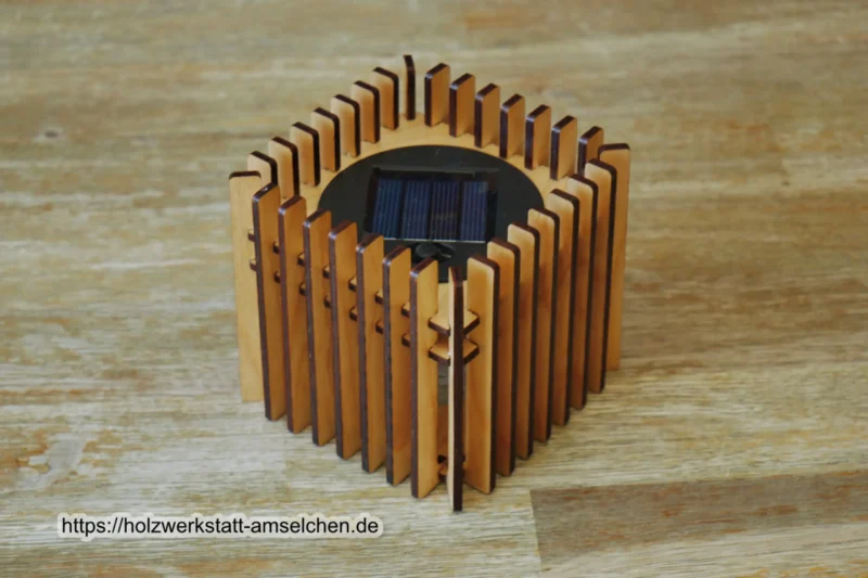 Solarlicht Solarleuchte Tischdeko Eckig in 3 Größen