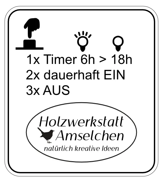 Anleitung für die Wichteltürbeleuchtung